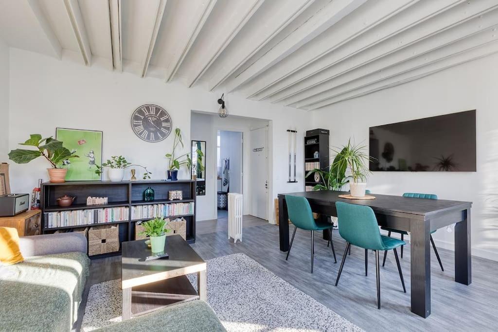 Nice Flat With Billard And View París Exterior foto