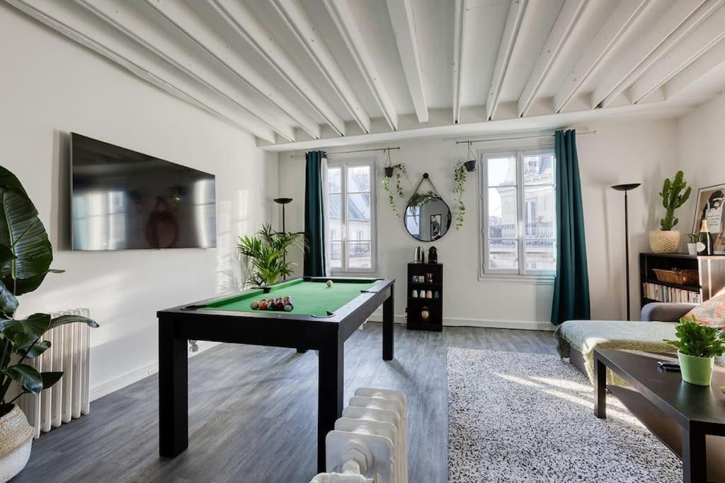 Nice Flat With Billard And View París Exterior foto
